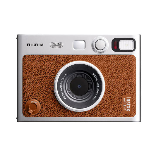Fujifilm Instax Mini EVO Hybrid Brown Instant Camera