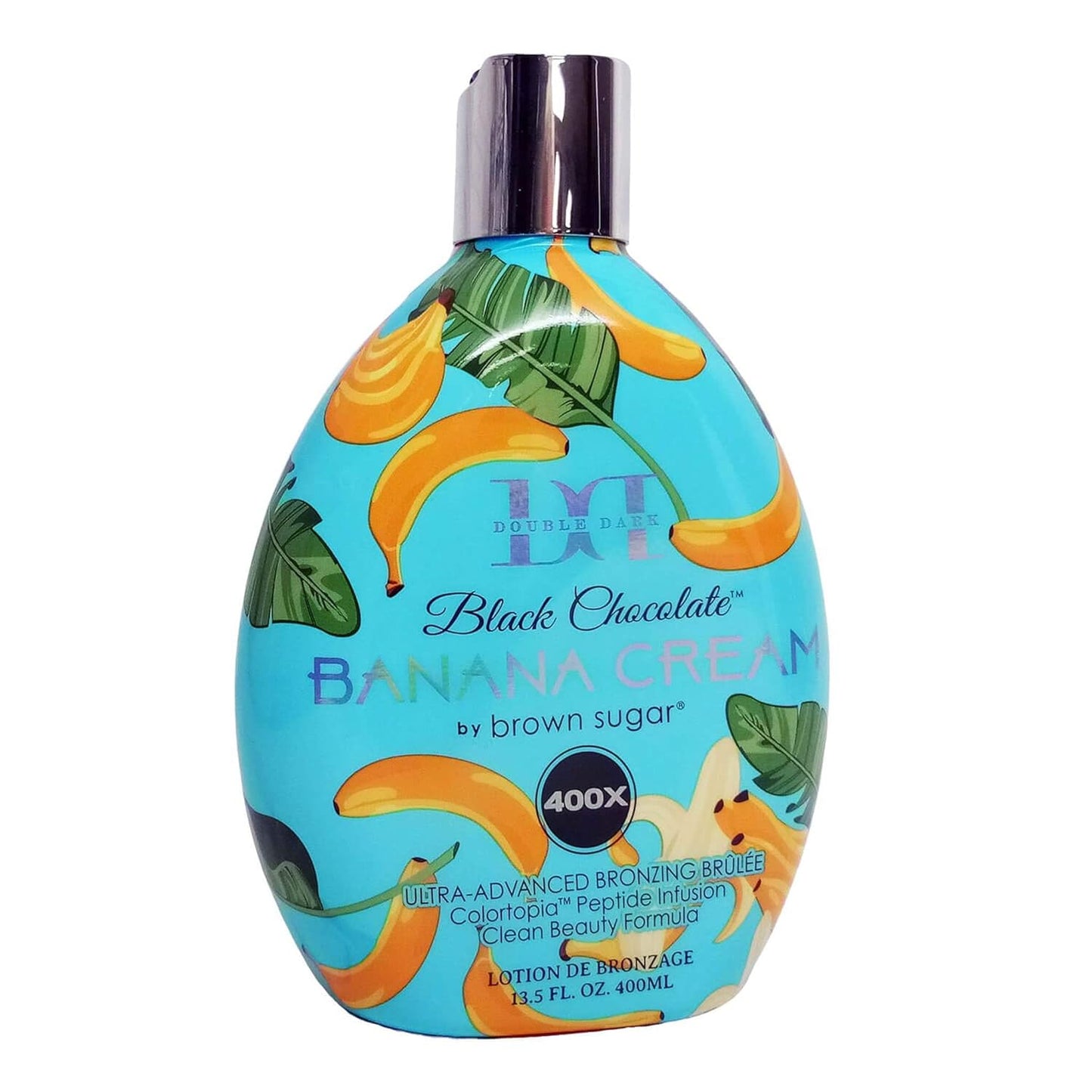 Black chocolate banana cream tanning lotion