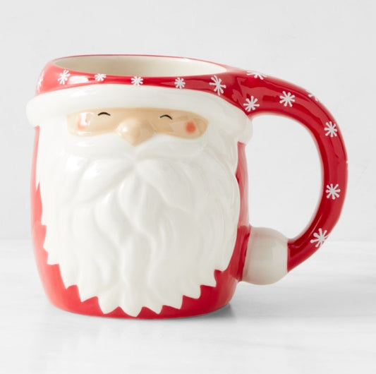 Figural santa mug