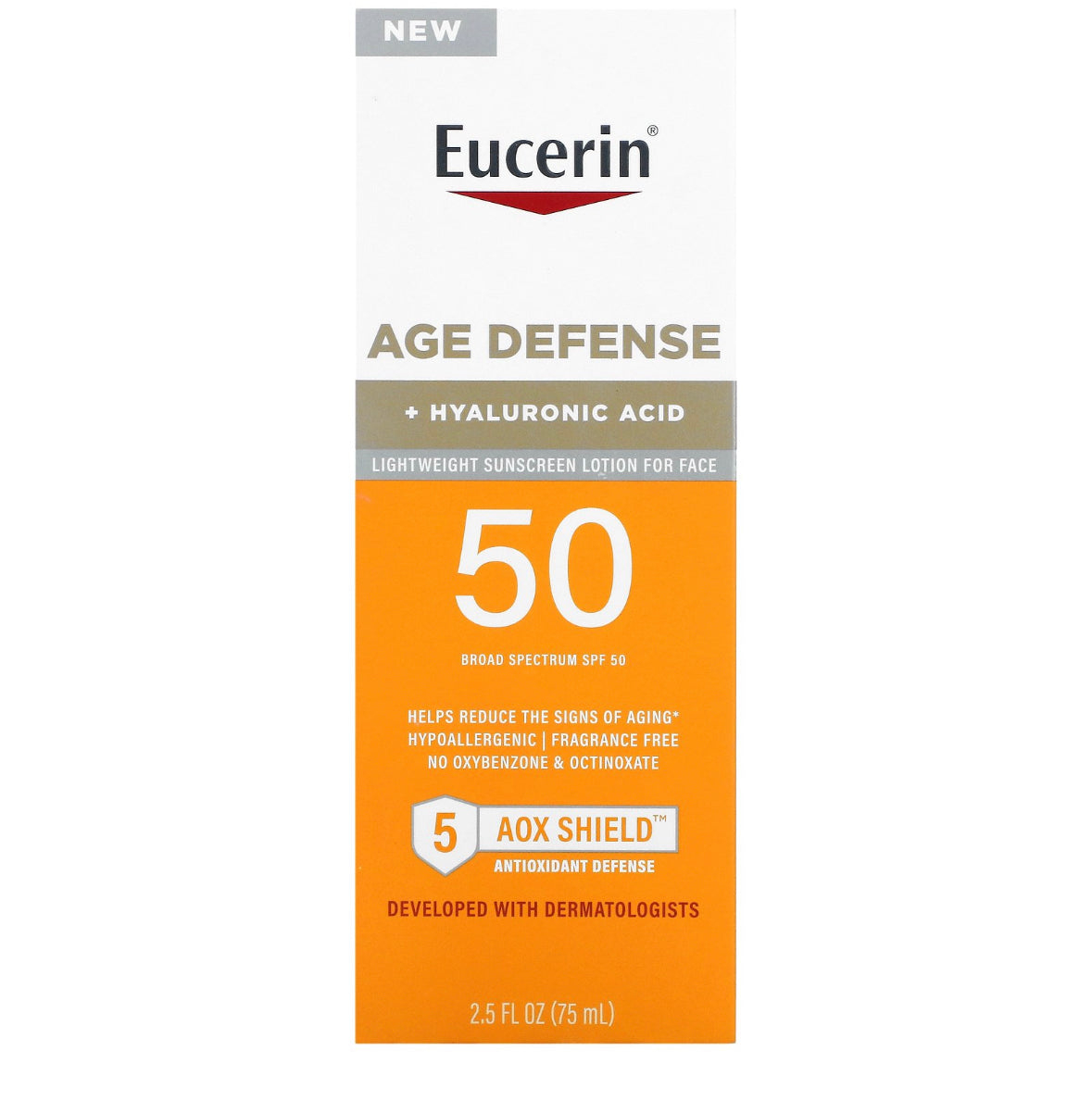 Eucerin sunscreen lotion face SPF 50 (75ML)