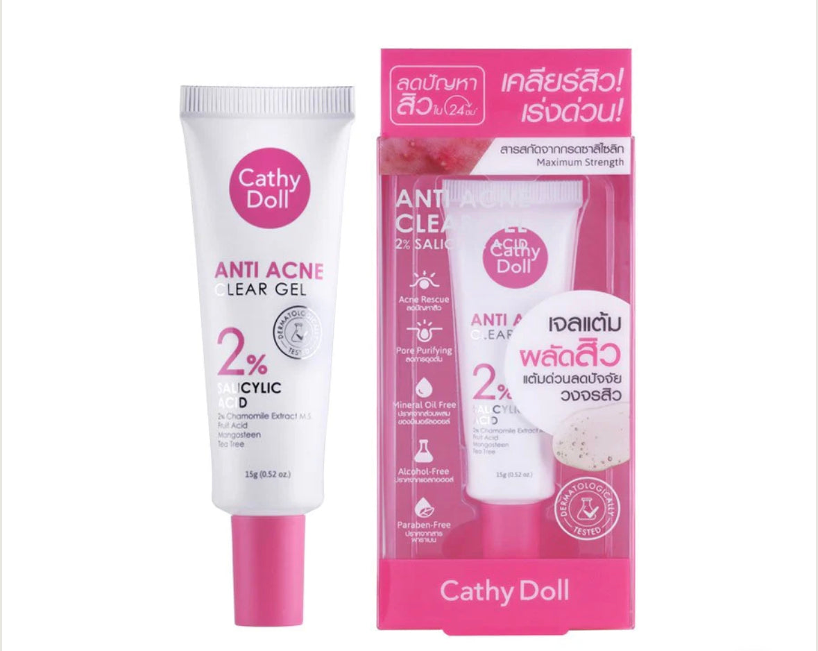 Cathy Doll Anti acne clear gel with 2% salicylic asid