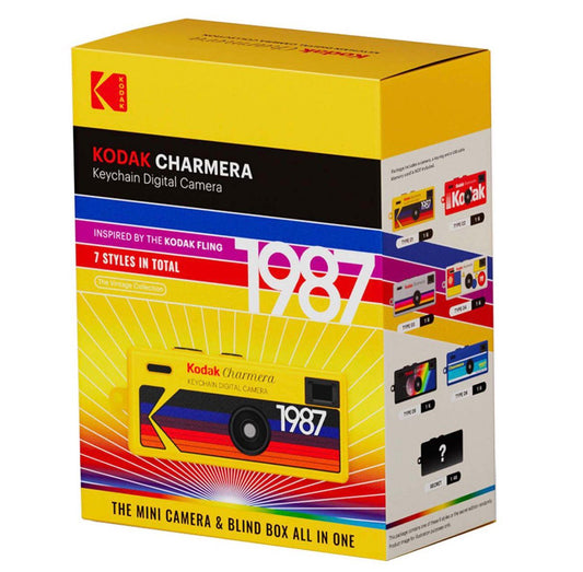 كاميرا Kodak Charmera الرقمية / تصميم ميدالية / دقة 1.6MP / لون عشوائي
